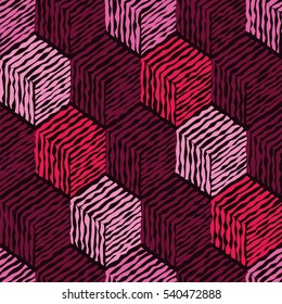 Ethnic boho seamless pattern. Print. Repeating background. Cloth design, wallpaper.