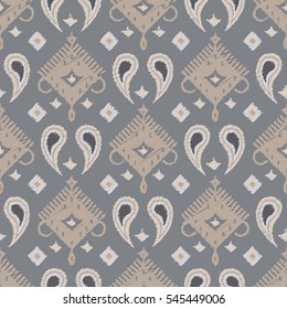 Ethnic boho seamless pattern. Print. Repeating background. Cloth design, wallpaper.
