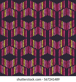 Ethnic boho seamless pattern. Print. Repeating background. Cloth design, wallpaper.