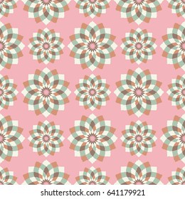 Ethnic boho seamless pattern. Retro motif. Sacred geometry.
