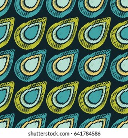 Ethnic boho seamless pattern. Retro motif.
