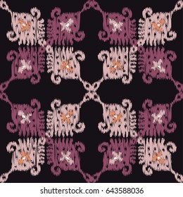 Ethnic boho seamless pattern. Retro motif. Vector illustration.
