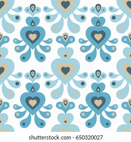 Ethnic boho seamless pattern. Retro motif. Vector illustration.
