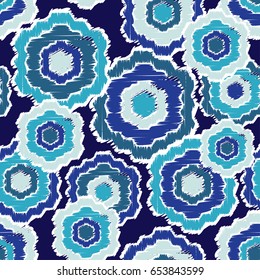 Ethnic boho seamless pattern. Retro motif. Vector illustration. Textile rapport.
