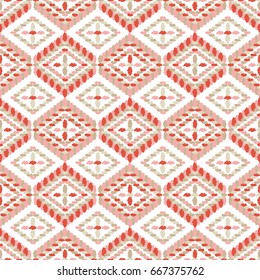 Ethnic boho seamless pattern. Retro motif. Vector illustration. Textile rapport.

