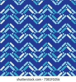 Ethnic boho seamless pattern. Retro motif. Textile rapport.