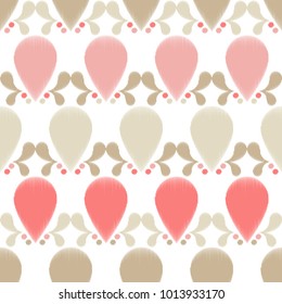 Ethnic boho seamless pattern. Scribble texture. Folk motif. Textile rapport.
