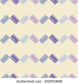 Ethnic boho seamless pattern. Scribble texture. Folk motif. Textile rapport.