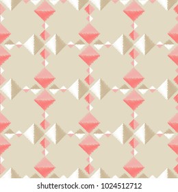 Ethnic boho seamless pattern. Scribble texture. Folk motif. Textile rapport.