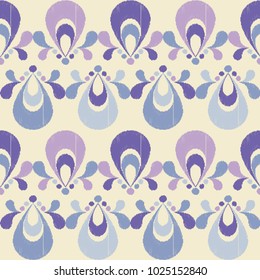 Ethnic boho seamless pattern. Scribble texture. Folk motif. Textile rapport.