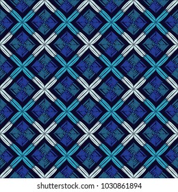 Ethnic boho seamless pattern. Scribble texture. Folk motif. Textile rapport.