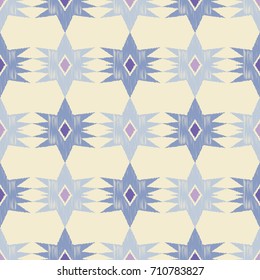 Ethnic boho seamless pattern. Scribble texture. Retro motif. Textile rapport.