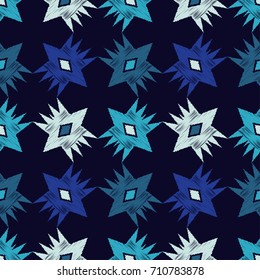 Ethnic boho seamless pattern. Scribble texture. Retro motif. Textile rapport.