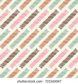 Ethnic boho seamless pattern. Scribble texture. Retro motif. Textile rapport.