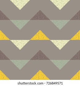 Ethnic boho seamless pattern. Scribble texture. Retro motif. Textile rapport.