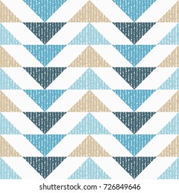 Ethnic boho seamless pattern. Scribble texture. Retro motif. Textile rapport.