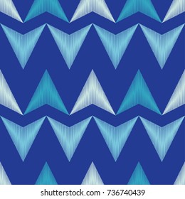 Ethnic boho seamless pattern. Scribble texture. Retro motif. Textile rapport.