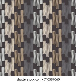 Ethnic boho seamless pattern. Scribble texture. Retro motif. Textile rapport.