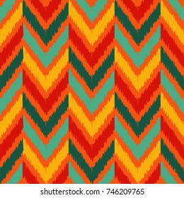 Ethnic boho seamless pattern. Scribble texture. Retro motif. Textile rapport.