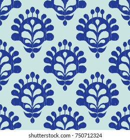 Ethnic boho seamless pattern. Scribble texture. Retro motif. Textile rapport.