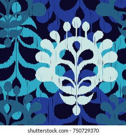 Ethnic boho seamless pattern. Scribble texture. Retro motif. Textile rapport.