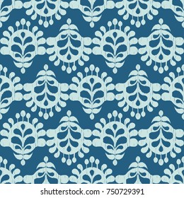 Ethnic boho seamless pattern. Scribble texture. Retro motif. Textile rapport.