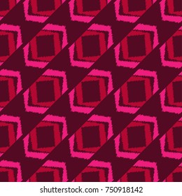 Ethnic boho seamless pattern. Scribble texture. Retro motif. Textile rapport.