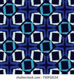 Ethnic boho seamless pattern. Scribble texture. Retro motif. Textile rapport.