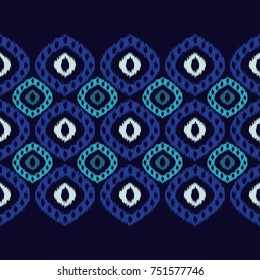 Ethnic boho seamless pattern. Scribble texture. Retro motif. Textile rapport.