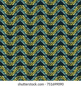 Ethnic boho seamless pattern. Scribble texture. Retro motif. Textile rapport.