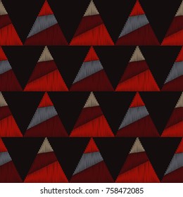 Ethnic boho seamless pattern. Scribble texture. Retro motif. Textile rapport.