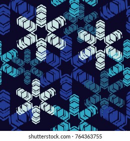 Ethnic boho seamless pattern. Scribble texture. Folk motif. Textile rapport.