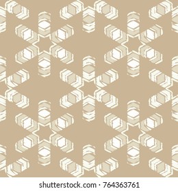 Ethnic boho seamless pattern. Scribble texture. Folk motif. Textile rapport.