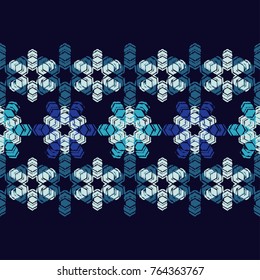 Ethnic boho seamless pattern. Scribble texture. Folk motif. Textile rapport.