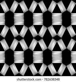 Ethnic boho seamless pattern. Scribble texture. Folk motif. Textile rapport.