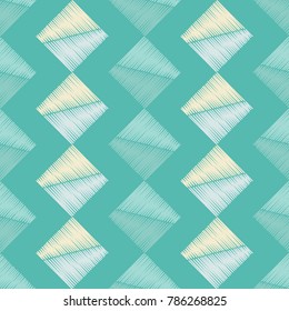 Ethnic boho seamless pattern. Scribble texture. Folk motif. Textile rapport.