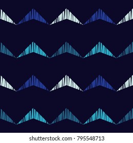 Ethnic boho seamless pattern. Scribble texture. Folk motif. Textile rapport.