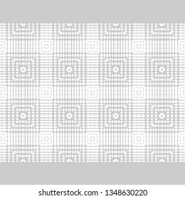 Ethnic boho seamless pattern. Shapes of dots and pixels. Patchwork texture. Weaving. Traditional ornament. Tribal pattern. Folk motif. Can be used for wallpaper, textile, invitation card, wrapping.