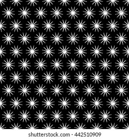 Ethnic boho seamless pattern with stars. Print. Repeating background. Cloth design, wallpaper.