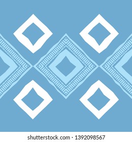 Ethnic boho seamless pattern. Striped figures. Patchwork texture. Weaving. Traditional ornament. Tribal pattern. Folk motif. Can be used for wallpaper, textile, invitation card, wrapping, web page.