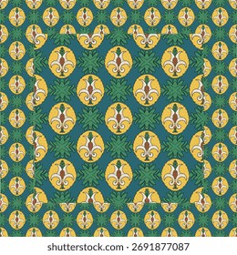 ethnic boho seamless pattern in boho style. tribal texture. print background. cloth design, wallpaper, web.