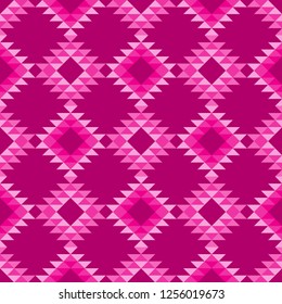 Ethnic boho seamless pattern. The texture of the triangles. Traditional ornament. Tribal pattern. Folk motif. Can be used for wallpaper, textile, invitation card, wrapping, web page background.