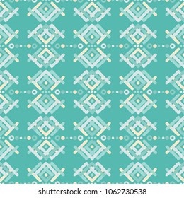 Ethnic boho seamless pattern. Traditional ornament. Geometric background. Folk motif. Textile rapport.