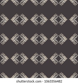 Ethnic boho seamless pattern. Traditional ornament. Geometric background. Folk motif. Textile rapport.