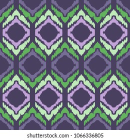 Ethnic boho seamless pattern. Traditional ornament. Geometric background. Folk motif. Textile rapport.