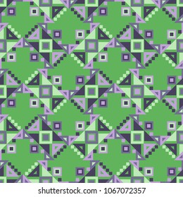 Ethnic boho seamless pattern. Traditional ornament. Geometric background. Tribal pattern. Folk motif. Textile rapport.