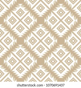 Ethnic boho seamless pattern. Traditional ornament. Geometric background. Tribal pattern. Folk motif. Textile rapport.