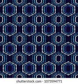 Ethnic boho seamless pattern. Traditional ornament. Geometric background. Folk motif. Textile rapport.