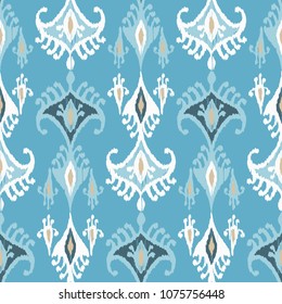 Ethnic boho seamless pattern. Traditional ornament. Geometric background. Folk motif. Textile rapport.