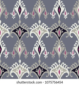Ethnic boho seamless pattern. Traditional ornament. Geometric background. Folk motif. Textile rapport.